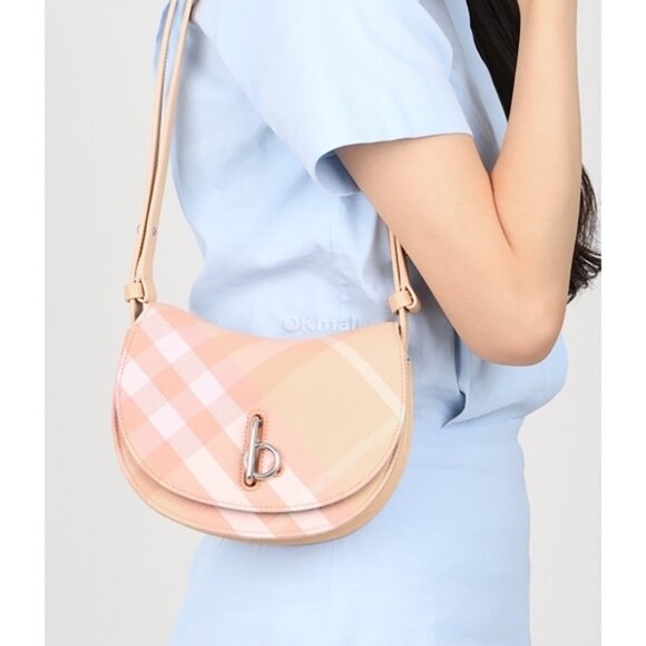 Burberry Mini Rocking Horse Shoulder Bag - Peach - Picture 12 of 13